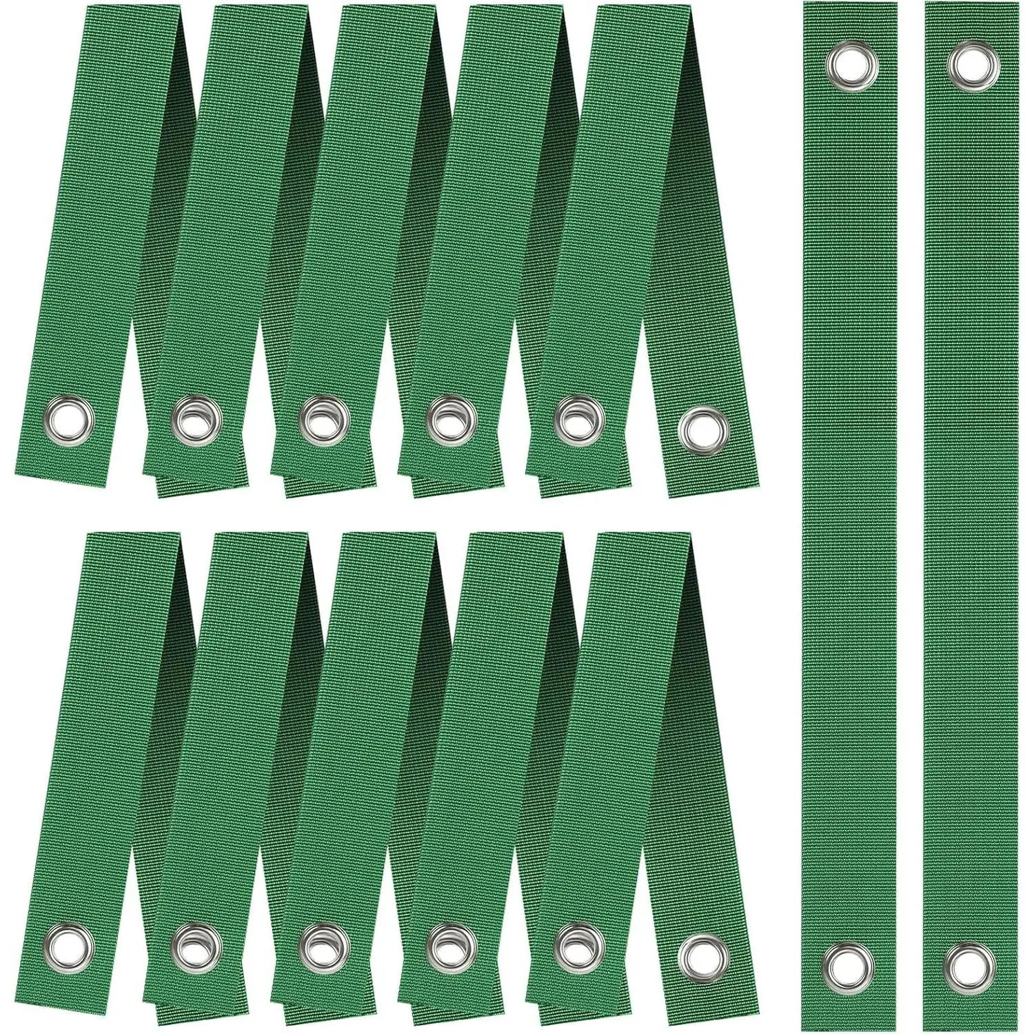 12 PCS Tree Straps for Staking, Tree Support Straps for Guying Staking Newly Planted Sapling Straight and Hurricane Protection, Heavy Duty Tree Stake Straps for Straightening