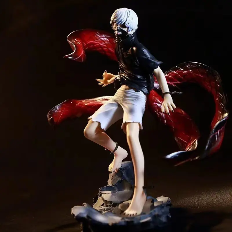 Tokyo Ghoul Kaneki Ken Collectible Figure, Interchangeable Face Mask, Detailed Model Toy, Perfect for Fans & Collectors