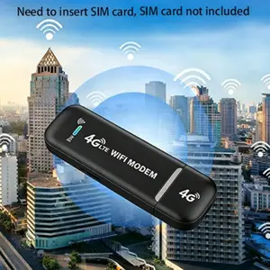 4G LTE Mobile Hotspot 150Mbps High-Speed Smart Chip Stable Signal Secure Network No Battery Needed Pocket WiFi Router European Version for Travel Business Home Use