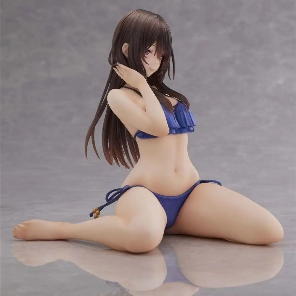 Shy Anime Girl Love Swimsuit Model Handmade Figure, High-Quality Collectible Gift, Perfect for Fans and Collectors, Valentine Figures, Figurines Collectibles