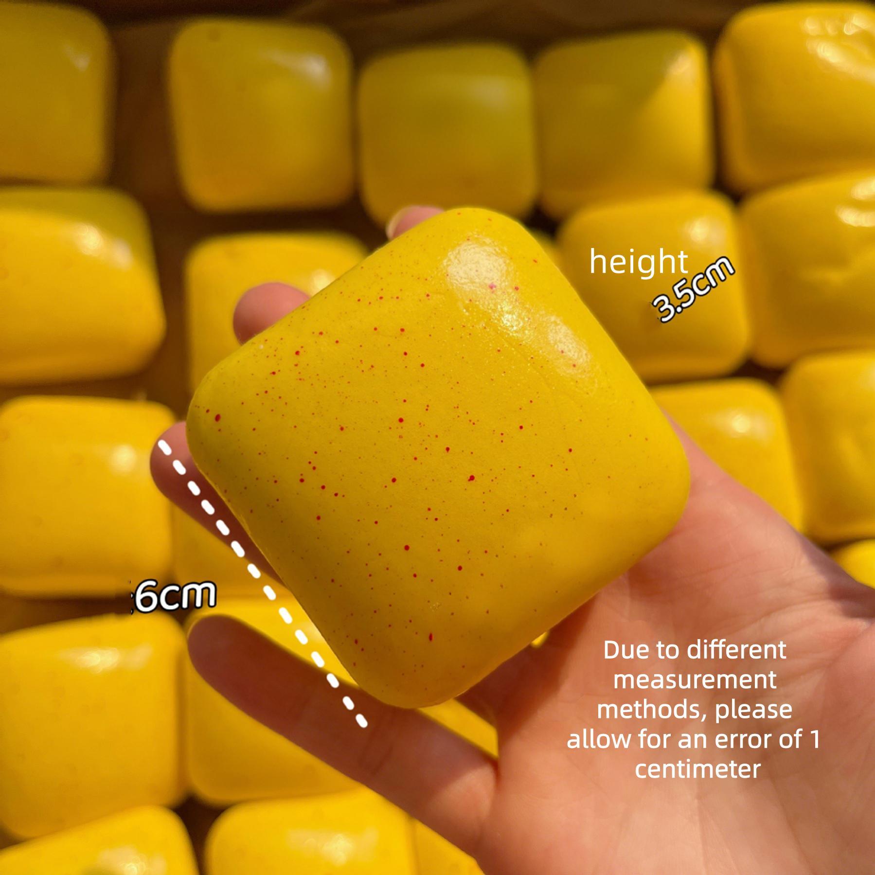 Squishy Simulated Square Bread Squeeze Toy Stress Relief Slow Rising Small Toast Sensory Fidget Toys for Anxiety ADHD Kids Adult