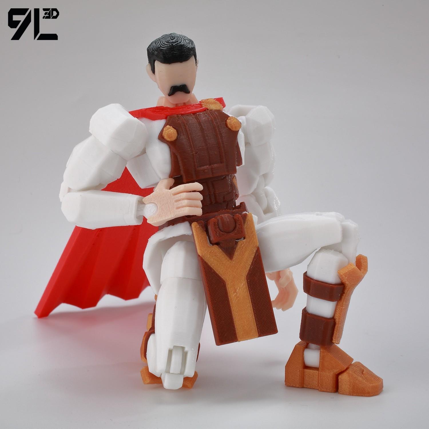 9L3D Printed NEWInvincibles Tech Jacker Titan13 Lucky13 Action Figure Dummy13 Motorcycle Multi-Jointed Collectible Model Toy T13