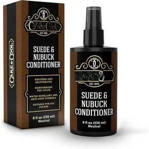 Suede and Nubuck Conditioner, Renovator, and Protector (8 Fl Oz). Your  Choice for Waterproofing and Rejuvenating The Delicate Structure Against The  and Abrasive Impurities.