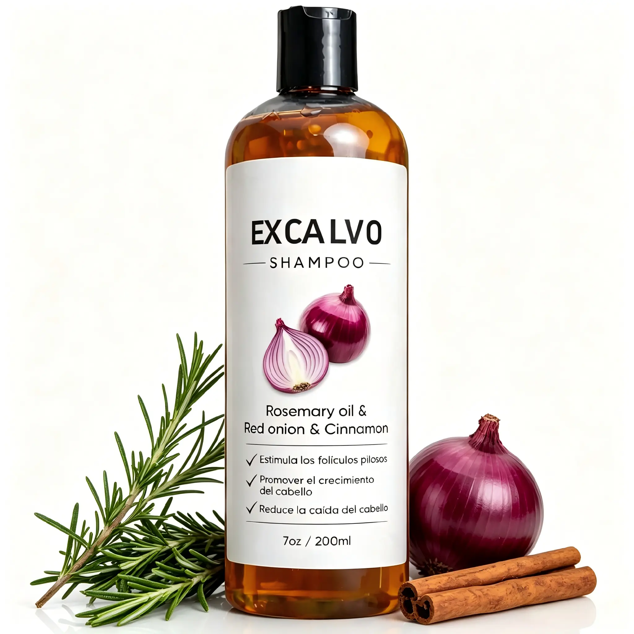 Shampoo, Onion Shampoo for Hair Growth, With Rosemary Oil, Red Onion, Cinnamon, Effectively Prevent Hair Loss |   Promotes Thicker Fuller Hair for Women and Men