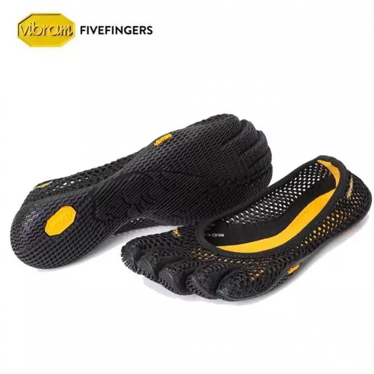 Vibram V-Soul 5 Fingers Shoes - Non-Slip, Breathable Flat Sports Footwear for Yoga, Pilates Indoor Fitness