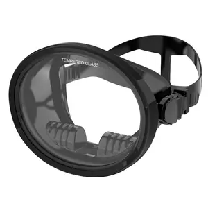 Oval Diving Mask, Classic Retro-style Panoramic Wide View Scuba Goggles, Tempered Glass Lens Diving Mask for Adults, Diving Gear #GLOBAL PICKS