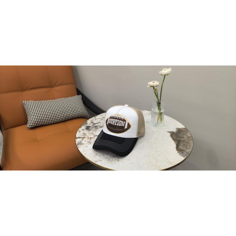 Hot-selling American retro series baseball cap, European and American hip-hop style, mesh breathable, large brim, adult cap