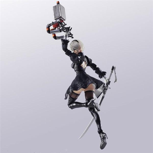 PA 2B No.2 Type B Yorha Figuras Nier Automata 2b Action Figure Toys Manga Shfiguarts Anime Peripheral Movable Collection Model