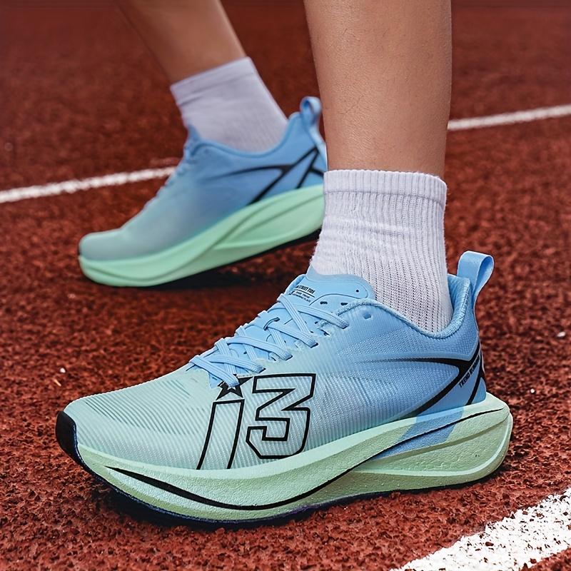 (New)Lightweight And Breathable Men's Racing Shoes for Road Running, Outdoor Marathons, And Sports Training; Low-top Lace-up Shoes for Fitness And, Available In Large Sizes for Couples