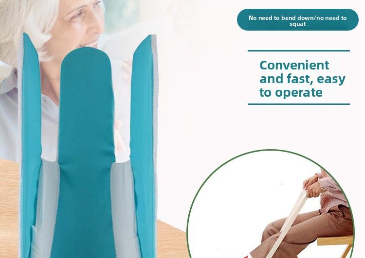 Sock Aid Tool & Shoe Horn Kit for Elderly, Pregnant & Post-Surgery Users, No Bending Required Sock Helper, Easy On Off Sock Assist Device, Convenient Daily Living Aids for Limited Mobility