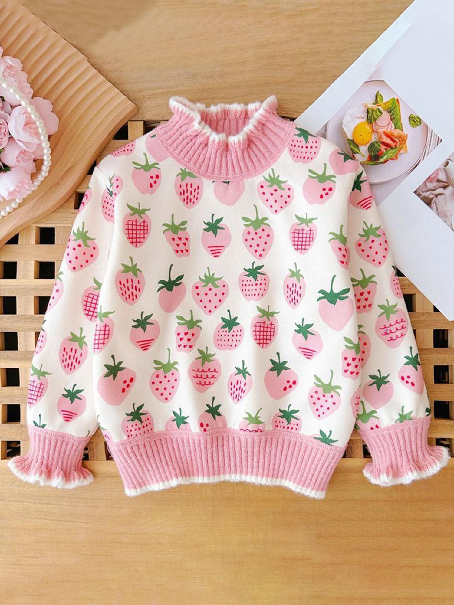 Girls' Red White & Blue Snowman Christmas Tree Turtleneck Sweater - Loose Fit Batwing Sleeves Winter Knit Top, Cozy Holiday Outfits for Christmas, Casual & Casual Attire, Hand Washable (No Dryer)