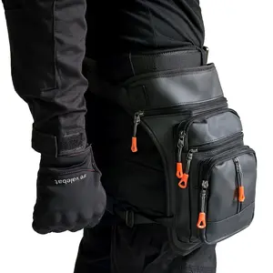 Men's Thigh Bag, New Motorcycle Leg Bag, Crossbody Waist Pack, Multi-Functional Tactical Bag, Riding Gear, Motorcycle Accessories, Zipper Belt Bag, Zipper Fanny Pack, Waist Bags, Nylon Fanny Pack