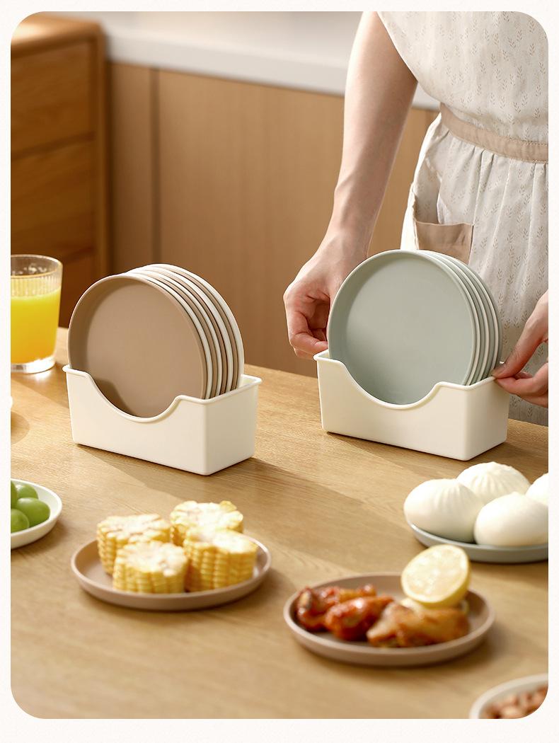 FaSoLa Japanese-style bone dish for home use, a waste dish for bones, plastic snack tray