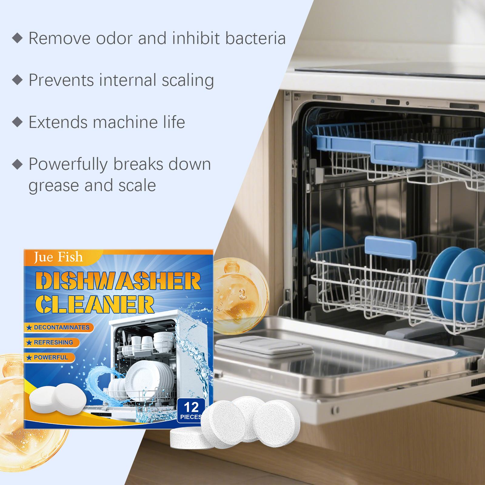 Dishwasher degreasing cleaning tablets remove grease, reduce scale, keep dishes clean, and are suitable for household cleaning