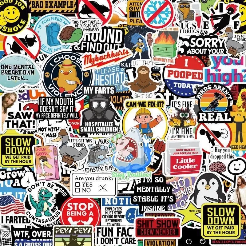 150 Funny Holographic Stickers for Adults, Waterproof Laptop Stickers, Cute Sarcastic Emojis for Friends, Refrigerator, Luggage, Water Bottle, Diary, Decal Sticker