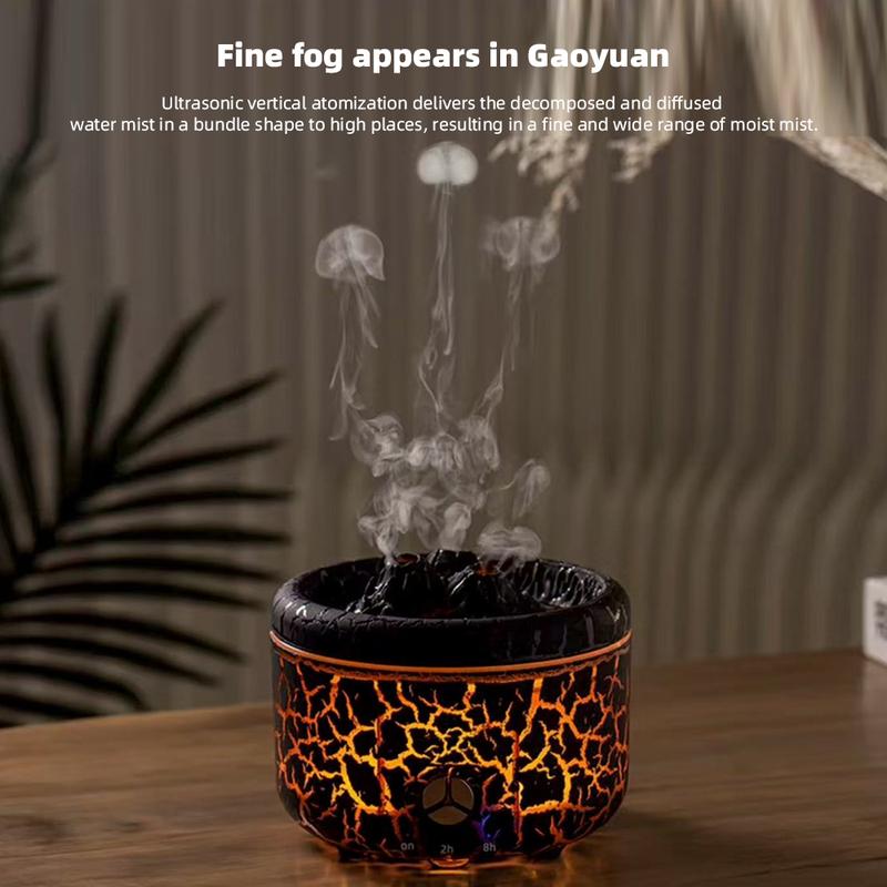 Aromatherapy Essential Oil Diffuser with Remote, Color Changing Mood Lights for Your Bedroom, Office, or Home Spa A Smart romatherapy Diffuser air humidifier auto-off jellyfish Aroma Diffuser shut-off Large Capacity therapeutic cool mist fragrance lamp
