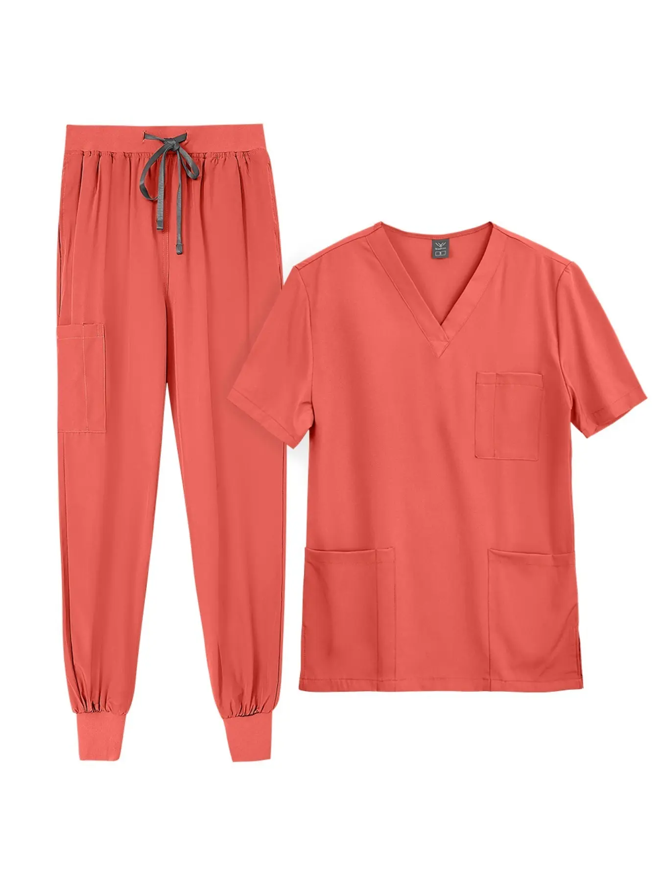 Short Sleeve Grooming Isolation Gown for Men with Wicking Fabric Durable Veterinary Workwear for Pet Salons and Clinics