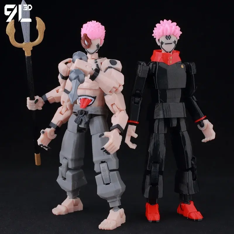 9L3D T13 Jujutsu Kaisen Itadori Figure LUCKY13 Training Version JJK Titan13 Multi-Jointed Movable Dummy13 Stress Relief Toys Gifts