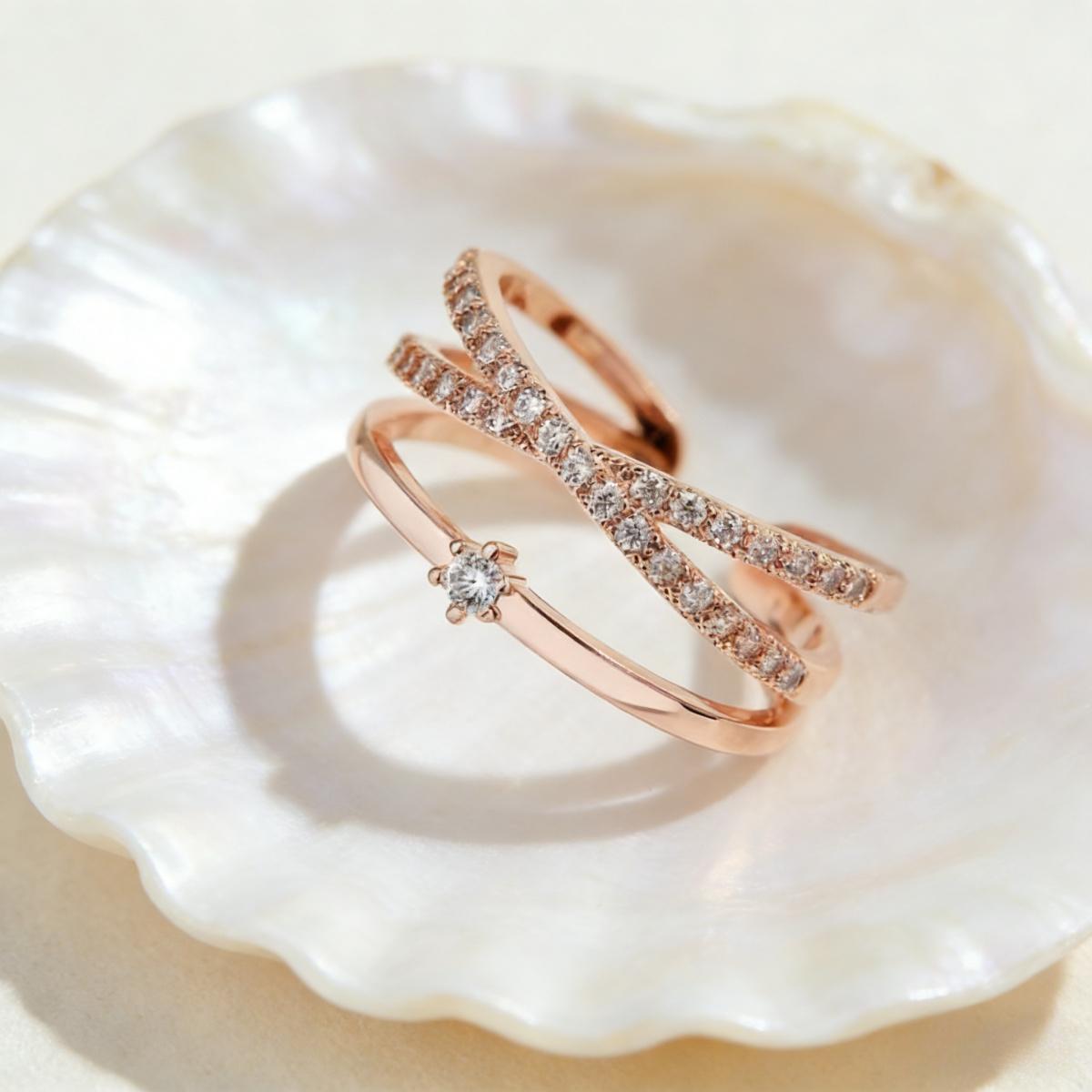 Women's Adjustable Open Cross Ring, Perfect for Dates, BFF Gifts, Parties, Gatherings & Daily Wear