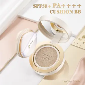 TJE BB Cushion Sunscreen SPF50+ - Portable On-The-Go Protection with Skin-Caring Formula - 2 Shades Available