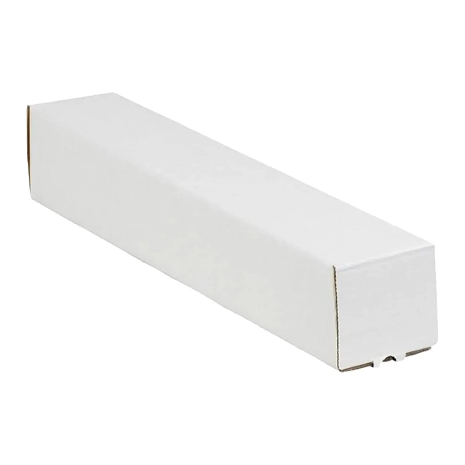 Mailing Tubes, 37 L x 3 W x 3 H, 25-Pack Square Corrugated Tubes for Mailing and Storage of Blueprints
