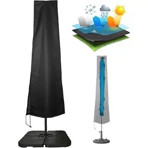 Umbrella Covers,Patio Waterproof Market Parasol Covers with Zipper for 7ft to 11ft Outdoor Umbrellas Large