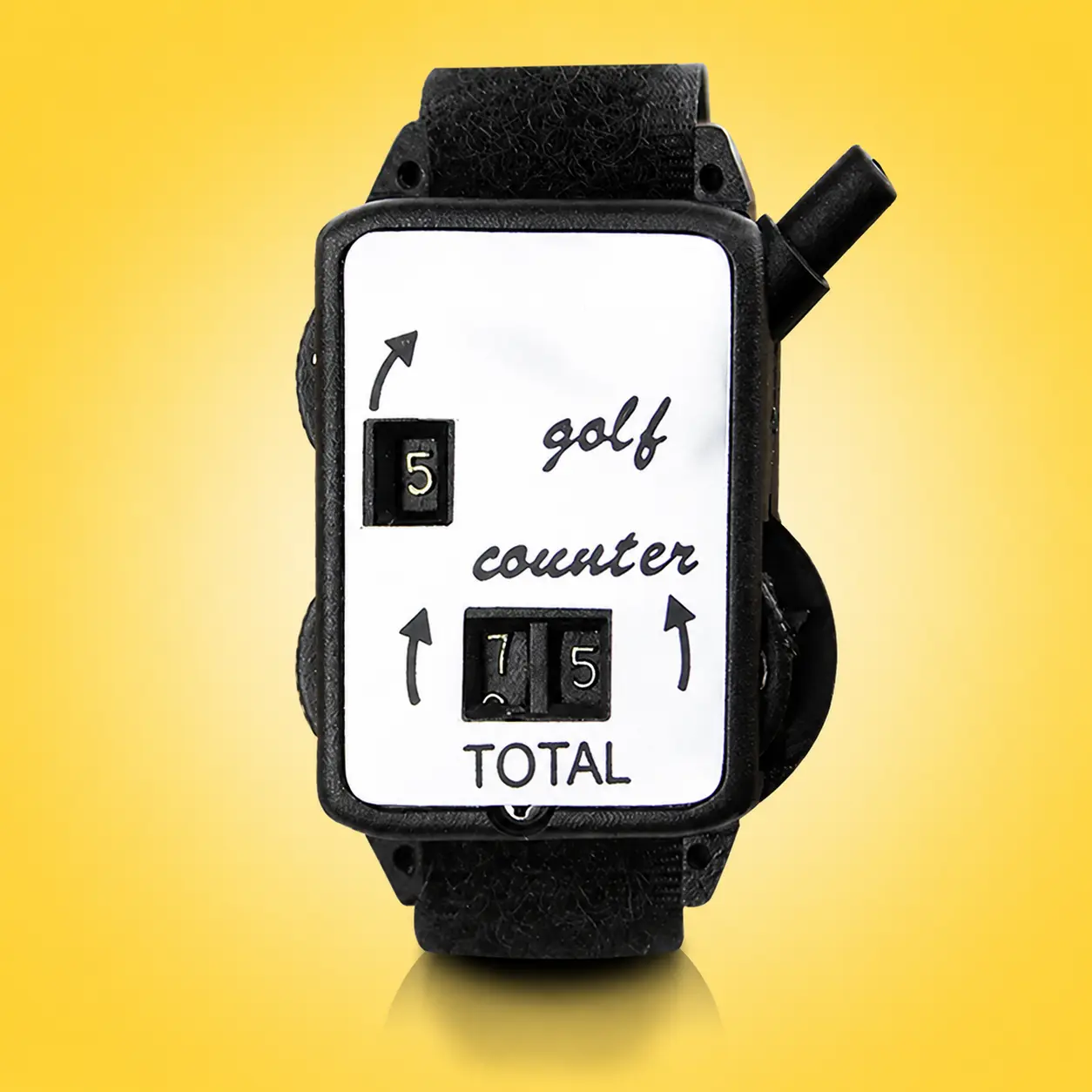 Unisex Manual Golf Scorecard Watch-Style Tracker with Durable ABS Housing, Compact Portable Size, Easy-to-Read Score Dial, Ideal for On-Course Play & Competitive Players (Battery-Free Handheld Scorekeeping)
