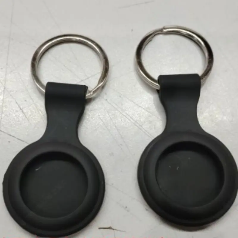 2-Pack Pet Apple Airtag Anti-Lost Trackers with Keychain Silicone Case, Durable Protective Cover, Ideal for Pets & Daily Use