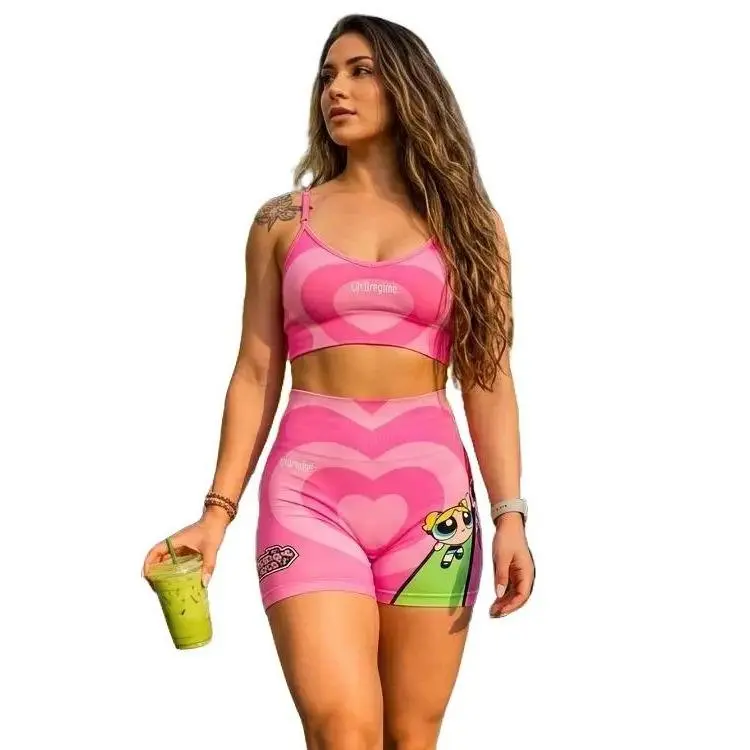 CivilregimeWomen's high waist and abdominal compression exercise set, suitable for fitness wear in gyms and yoga exercises