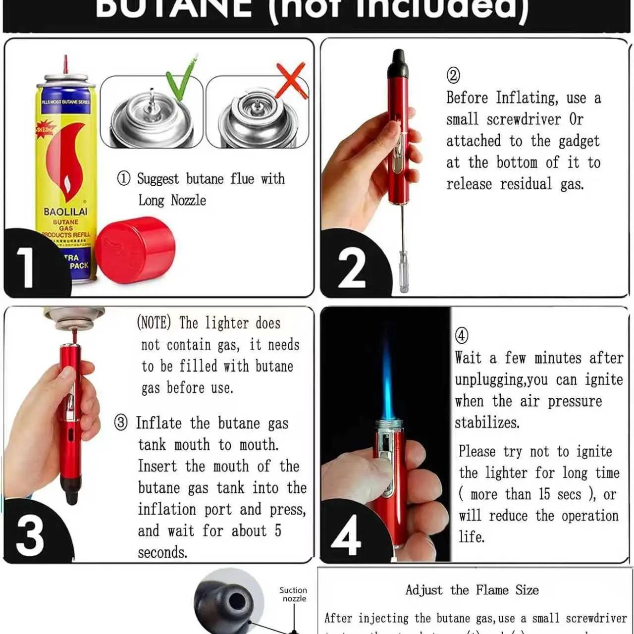 2026 Spring/Summer New Lighter, Creative Design, Must-Have for Camping & Gifting (Butane Not Included)