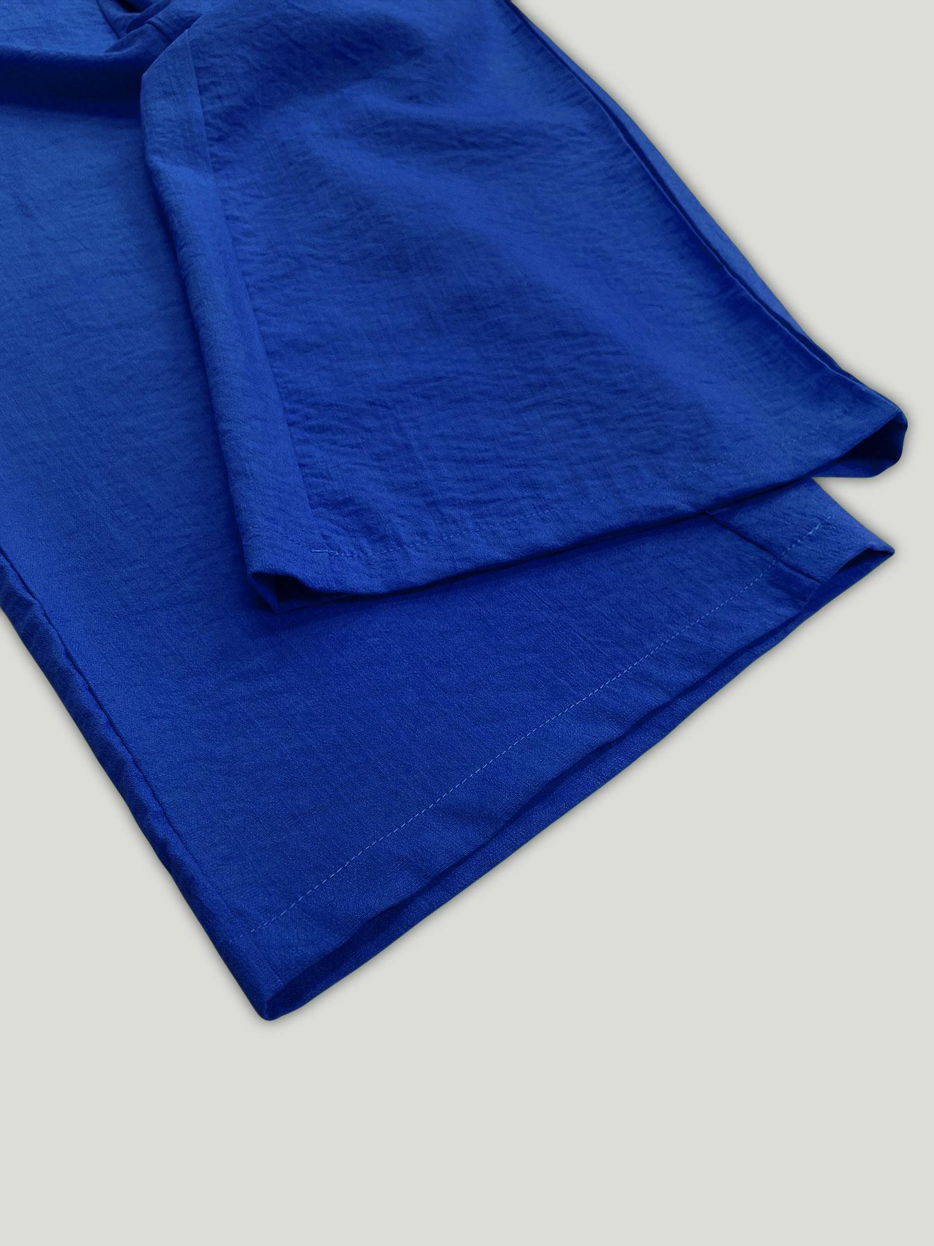 Elegant Solid Two-Piece Set, Loose-Fitting Sleeveless Top and Wide-Leg Pants with Pockets, Breathable Comfortable for Summer Travel and All Seasons