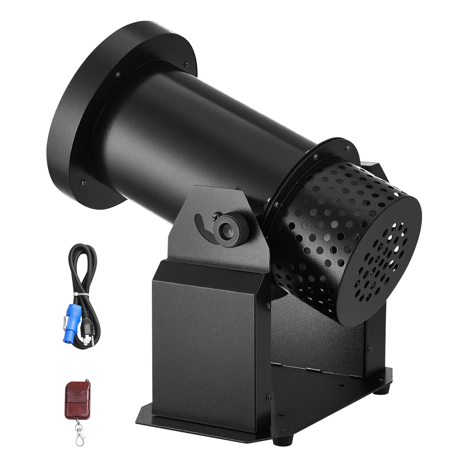Electric Confetti Machine with LED Lights, 1500W Powerful Output Confetti Cannon Launcher, DMX512, Manual & Remote Control, Portable Confetti Shooter for Wedding Christmas Event Show Stage