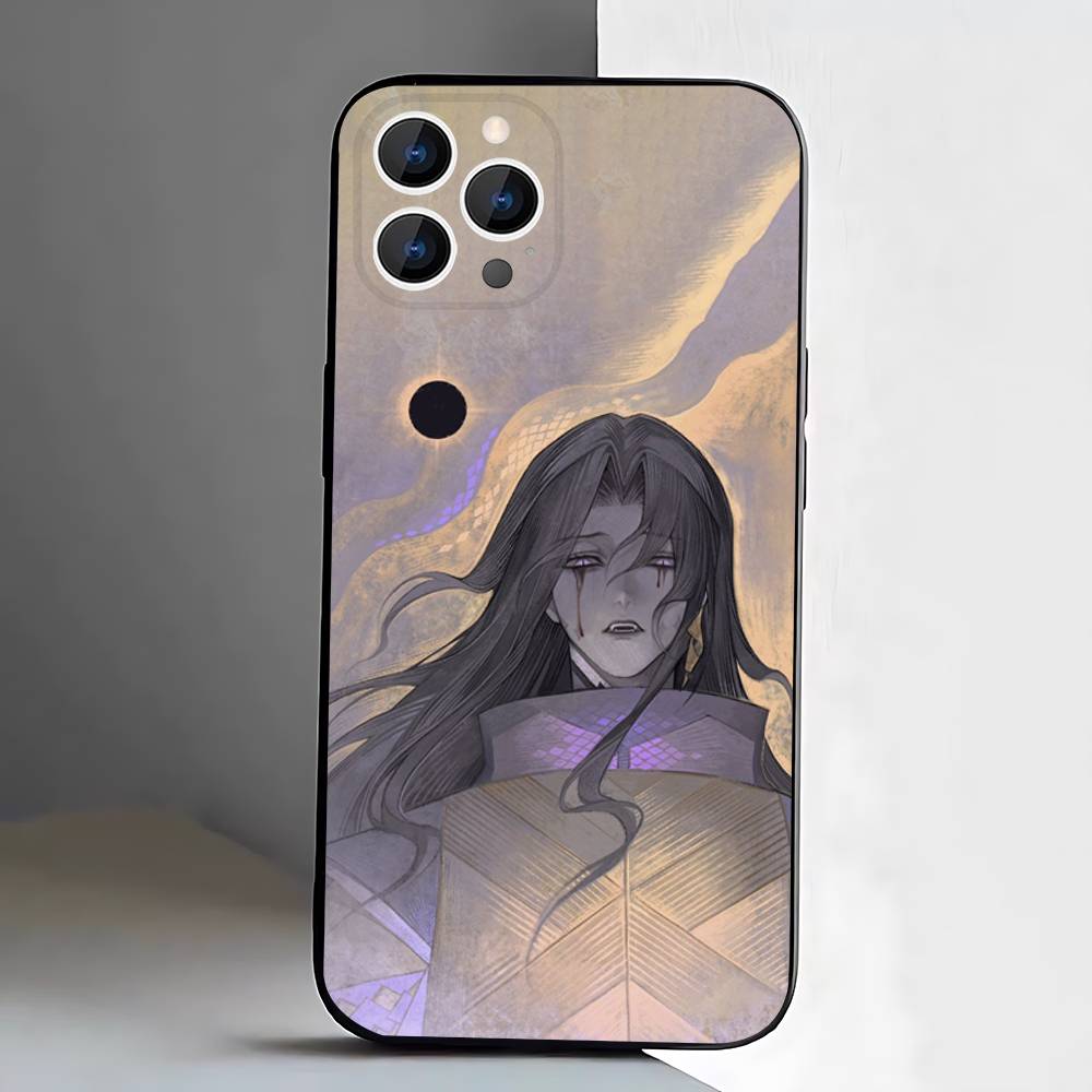 Game Onmyoji Phone Case For iPhone 17,16,15,14,13,12,Pro,Max,Plus,E,SE4,Air,Mini Black Soft Box