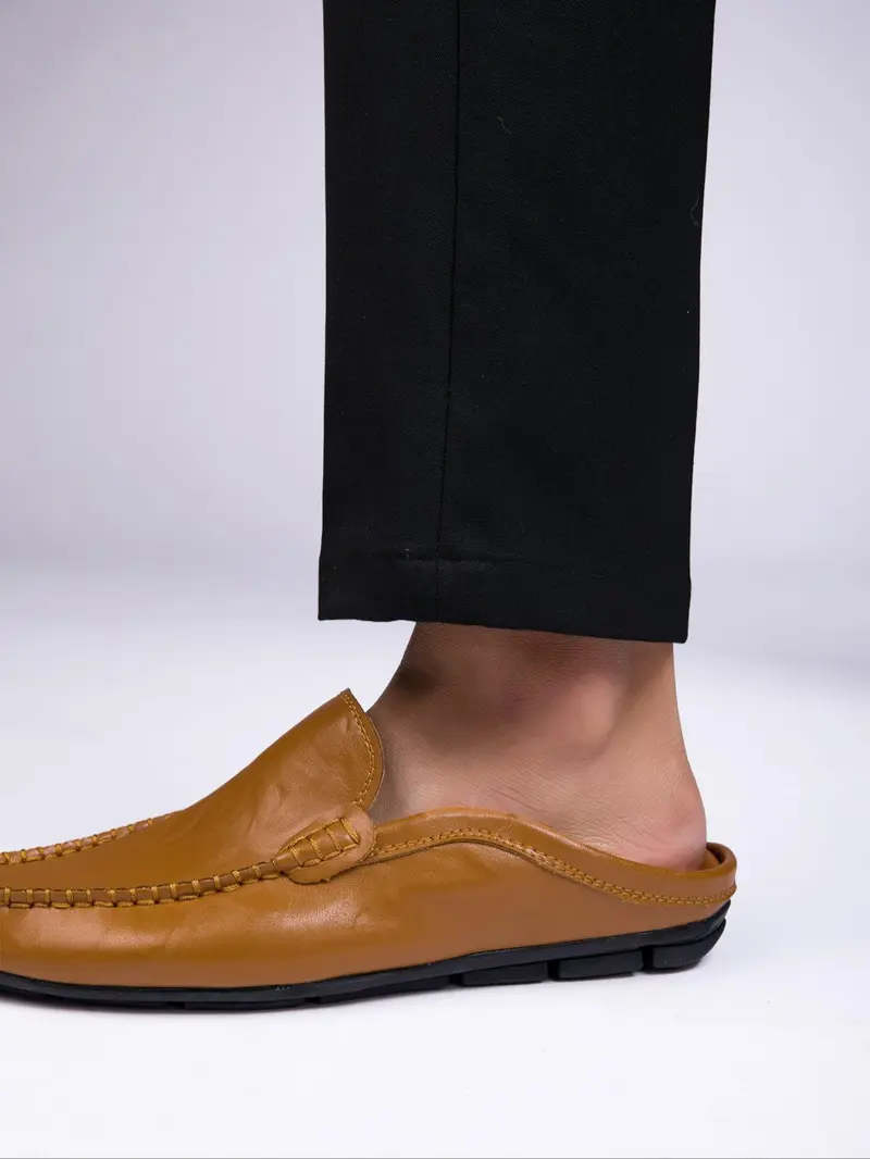 Men's Business Style Solid Color Slip-on Loafers, Casual Comfortable Breathable Walking Shoes, Fashionable Shoes for Daily Wear, Boy