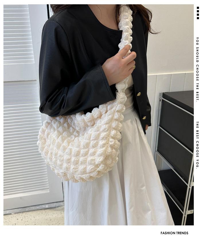 Cloud underarm bag new large capacity tote bag for daily work commute bubble cloud bag crossbody bag
