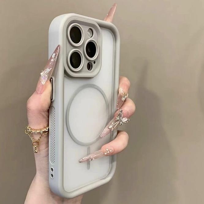 Angel Eye Heat Dissipation Compatible with iPhone 17 Pro Max Phone Case Matte Magnetic Apple 16 Full Coverage Shockproof Hard Case