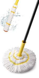 Microfiber Twist Mop Refill, Heavy Duty Mop Head Refills (Not Include Handle)
