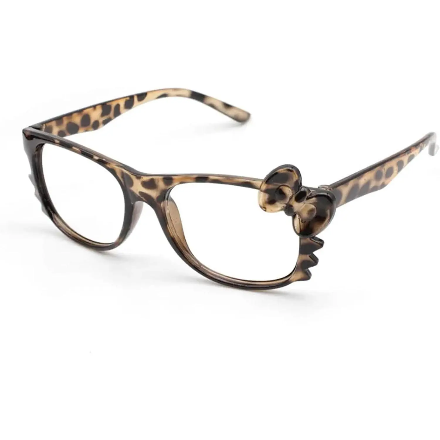 Cheetah Print Kawaii Glasses Y2k Glass Emo Grunge Accessories Cosplay Anime Vintage Leopard Print Sunglasses