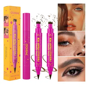 2-in-1 freckle stamp pen, long-lasting, easy to apply, waterproof, double-headed freckle stamp pen