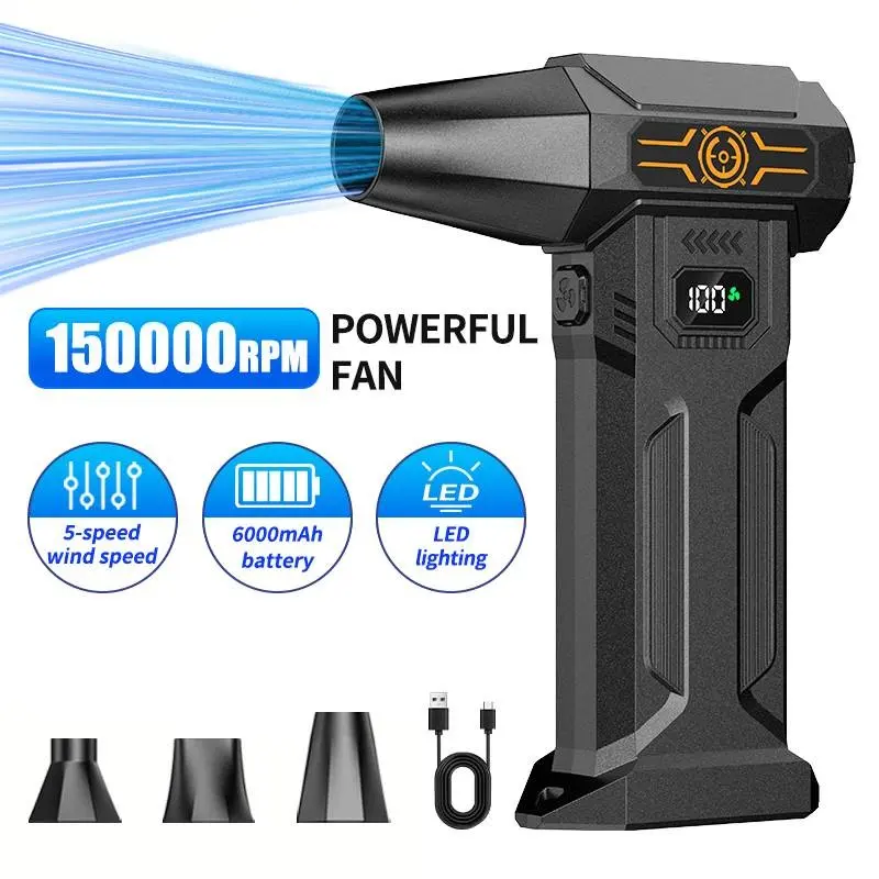Electric Dust Remover, Powerful Rechargeable Blower, Lightweight Cleaning Tool for Cameras, Computer Cases, and Tight Instruments, Handheld Air Duster