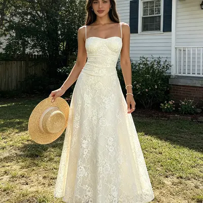 cream colored graduation dresses Cream Graduation Dress