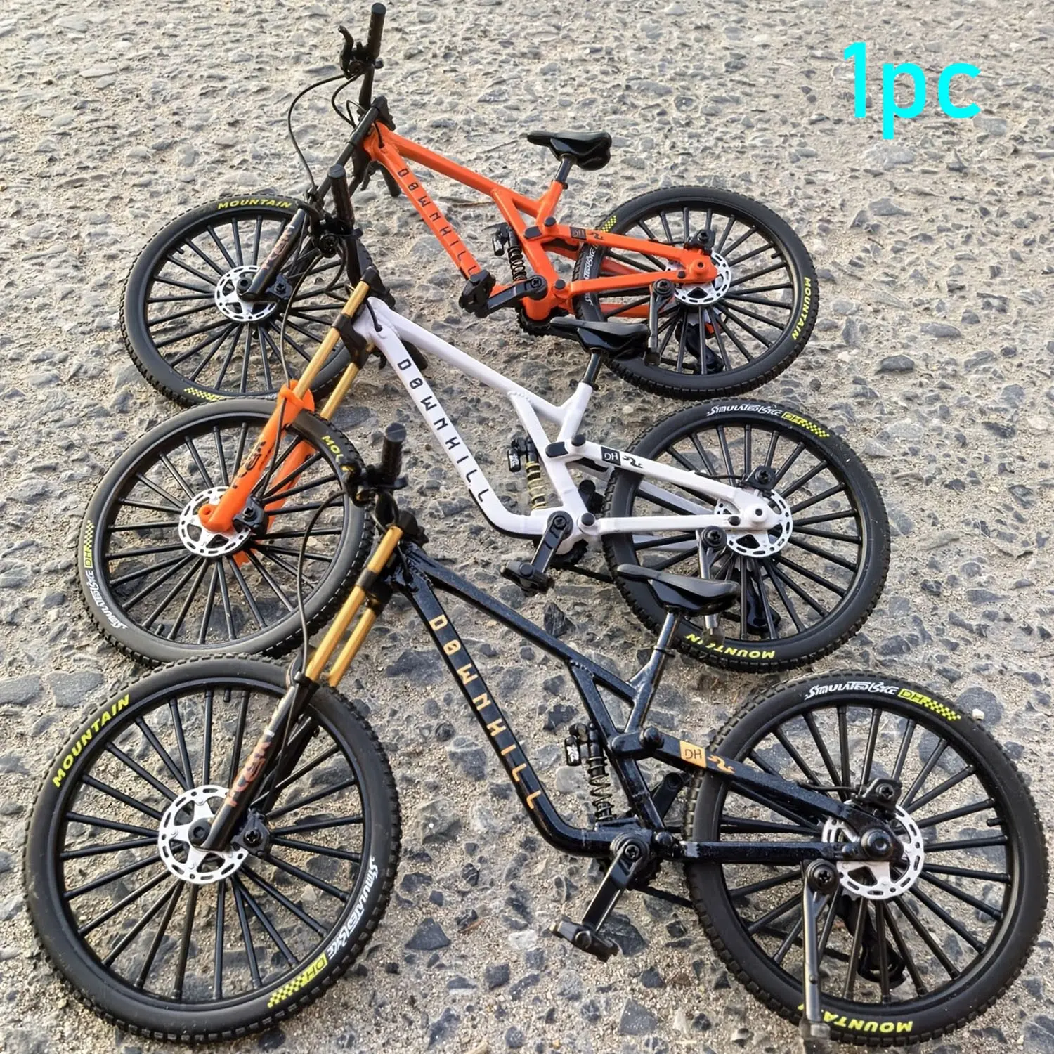 1:6 Scale Diecast Alloy Bicycle, Mini Finger Bikes for Boys, 39a Simulation Collectible, Durable & Detailed, Ideal Gift for Hobbyists and Collectors