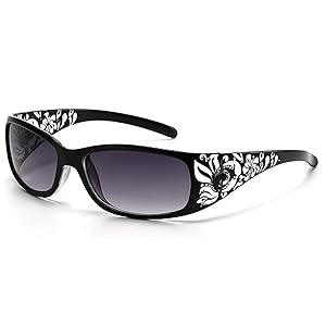 willochra fashion Y2K Polarized Sunglasses for Women Rhinestone Wrap Around Rectangular Sunglasses UV400 Protection