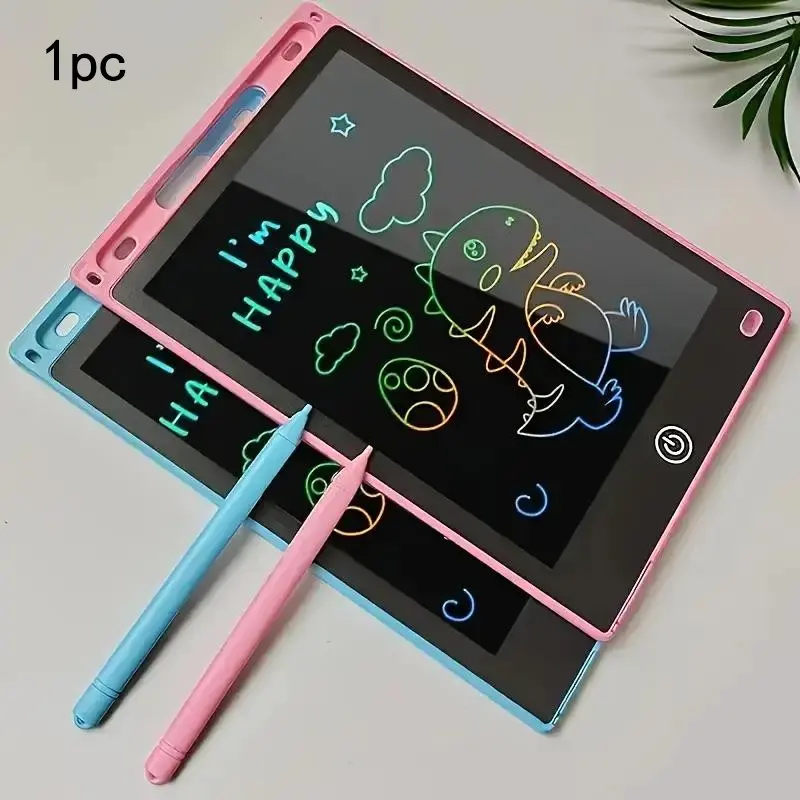 LCD Writing Tablet with Colorful Screen Drawing & Stylus - Battery-Powered Educational Board Game, Ideal Christmas Birthday Halloween Thanksgiving Gift, Interactive Learning Tool, Playful Design, Durable Construction