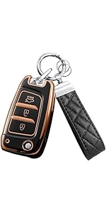 Fob Cover fit for Hyundai Venue Kona SE Santa Fe SE Tucson Key Cover Case Key Holder TPU Key Protector 3 Buttons Red