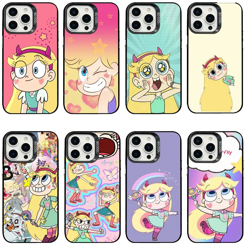 Popular Hot Cute Star Butterfly Various Expressions Girly Phone Cover for iPhone 17/16/15/14/13/12/11 Pro Max/Pro/Plus & Samsung S23/S24/S25/S26 Ultra/Plus Perfect Holiday Gift