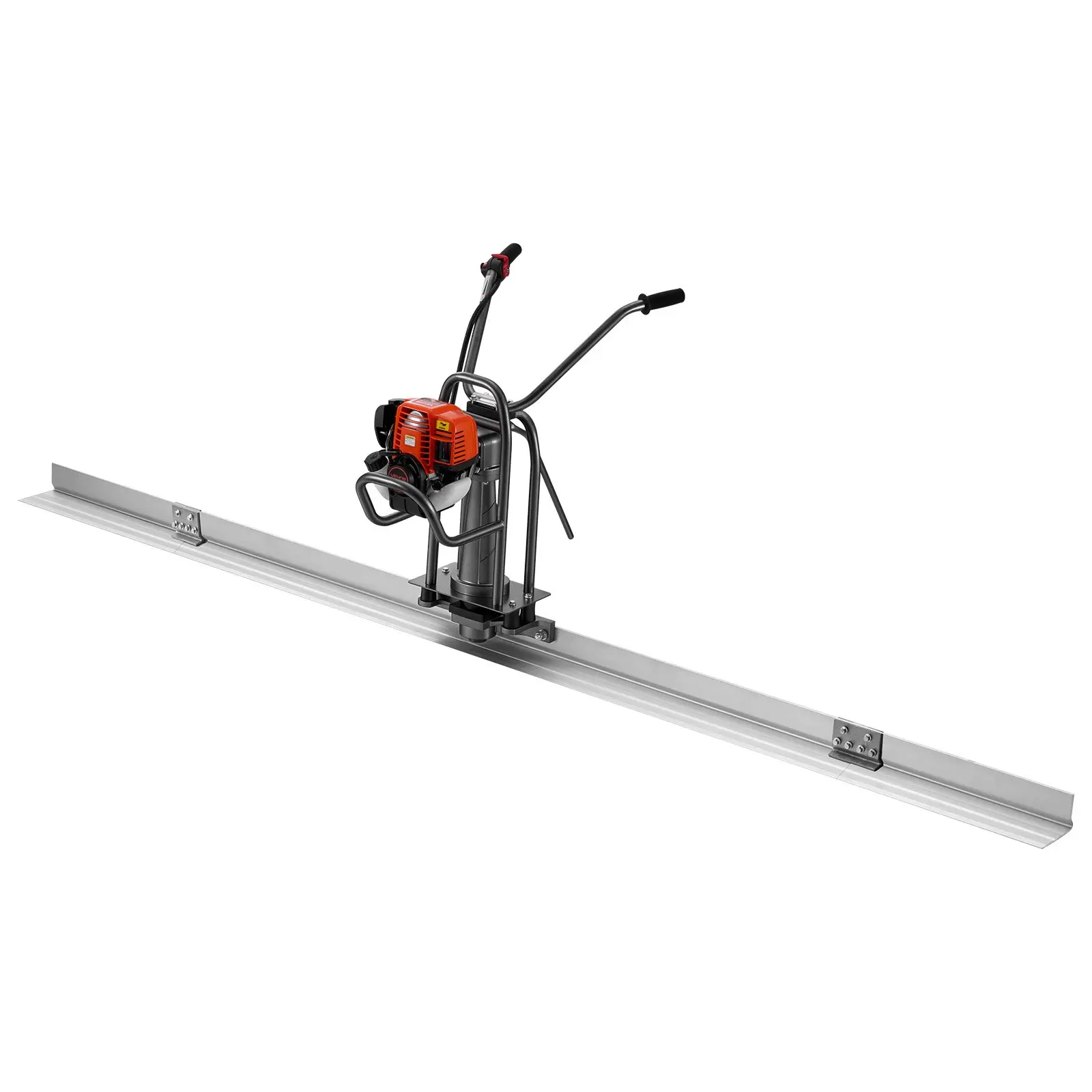 VEVOR Concrete Power Screed Gas-Powered Leveling Tool 12 ft Aluminum Board, 1.16HP Engine, 4 Stroke Vibrating Screed, Handle Height Adjustable, Support Legs for Patio, Driveway, Floor Finishing