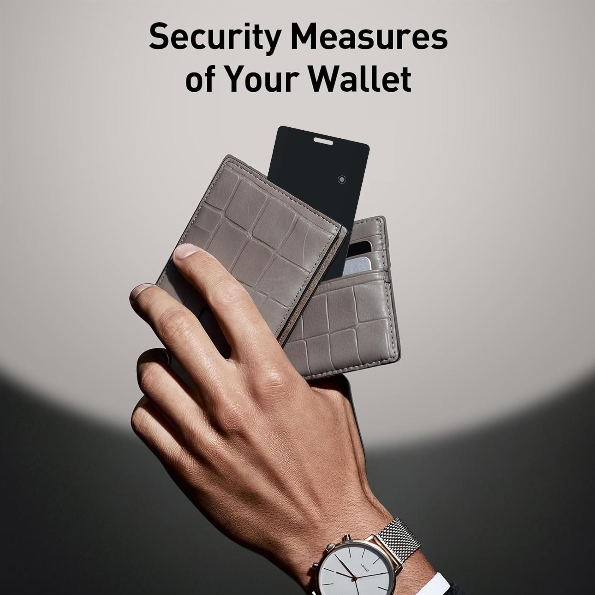 Bluetooth-compatible Tracker Card, Ultra-Thin Wallet Tracking Card, Passport Bag Luggage Smart Card (iOS), Lithium Ion Battery, Model Xinghao