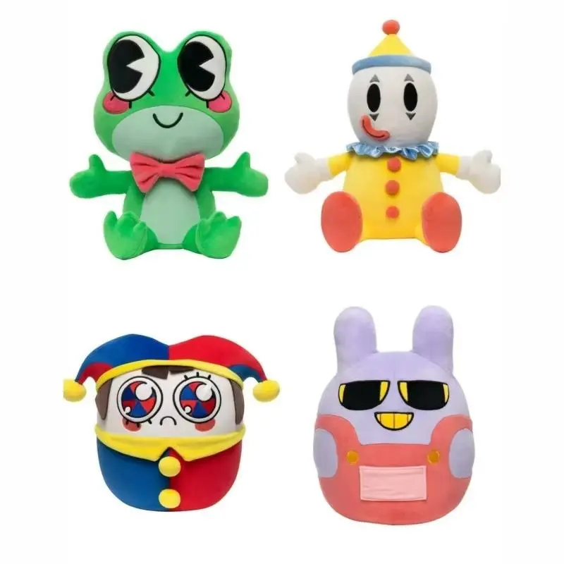 The Amazing Digital Circus Plush Doll Jax Soft Plush Figure Stuffed Doll Ragatha Gangle Cartoon Toy Decor Present Gifts for Fans