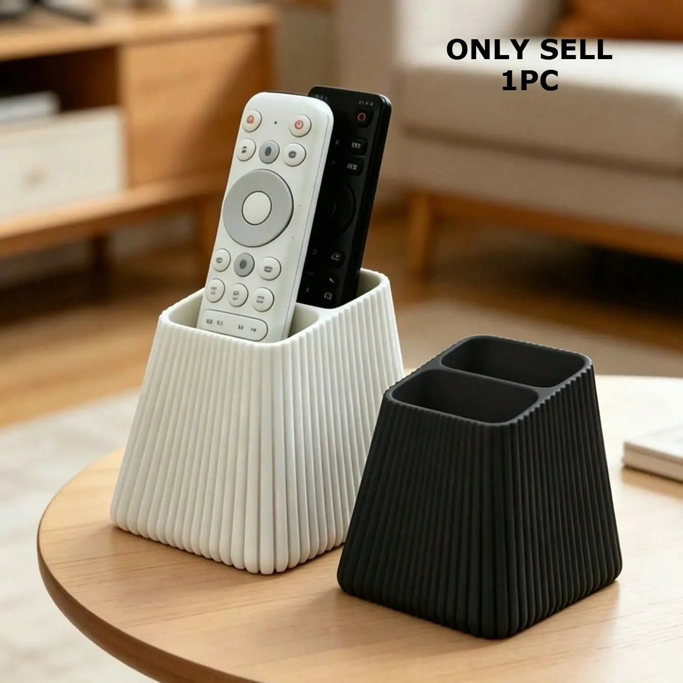 1 Vertical Remote Control Bracket, Remote Control Storage Box, Vertical Stripe Design, Suitable for TV, Air Conditioning and Other Household Remote Control Storage, Home Decoration, Decorative Decorations, Storage, Dormitory Storage, Christmas, Wedding